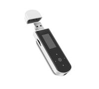 Jrudjsnhhty X69 Reproductor de MP3 USB Reproductor de MúSica Bluetooth Mini Clip Deportivo PodóMetro Soporte Grabadora FM E-Book (Tarjeta 32G TF)
