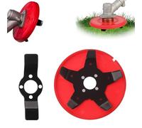 JRYGAC 2 Piezas Cuchilla Desbrozadora, Universal Disco Desbrozadora, Doble Uso Cabezal Desbrozadora, Accesorios Desbrozadora, Desbrozadora Cabezal Cortador de Césped, para Jardines, Césped