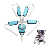 JRYXDS 1Pcs Arnes Seguridad Silla Niño, Cinturón de Seguridad para Bebé, Arnés de Seguridad de 5 Puntos para Niños y Niños, Correa Segura para Silla,trona,trona kinderkraft(B)