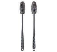 JRYXDS 2 cepillos para Botellas, de Silicona, con Mango Largo, para Botellas de Cocina, Cepillo Cepillo Limpiador de Botellas de Termo y Botella Deportiva