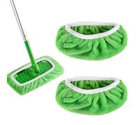JRYXDS 2 Paños Reutilizables Microfibra Repuesto Mopa Compatibles Con Swiffer Sweeper Mop Recambio Mopa De Microfibra Lavables Y De Limpieza Mopa De Microfibra Para Uso Húmedo Y Seco