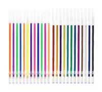 JRYXDS 24 Piezas Recambios Boligrafos, Para Bolígrafos Legami, Recambios Canetas De Colores, Punta De 0,8 Mm, Altura 13 Cm, 24 Colores