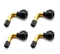 JRYXDS 4 Piezas 90 Grados Extensiones De Válvulas,Cobre, Adaptador De Válvula Angular,Sellado Duradero Y Bueno, Adecuadas Para Motocicletas, Vehículos Eléctricos, Scooters