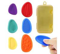 JRYXDS 6 Piezas Fidget Toys Sensory Stone, Fidget Toys Piedras Sensoriales, Piedra Sensorial De Silicona, Juguetes Antiestrés, Sensory Stone Calming Toys Para Adultos Niños Tdah