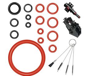 JRYXDS Juego De 15 Anillos De Sellado Para Philips Saeco, O-Rings De Silicona Para Válvula De Soporte, Válvula De Vapor, Grupo De Infusión, Válvula De Salida, Compatible Con Cafeteras Philips Saeco Sp