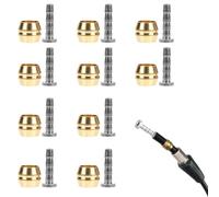 JRYXDS Manguera Hidráulica, 10 Piezas Bh90 Manguera Hidráulica De Freno De Disco Inserto De Conector,Para Línea De Freno Shimano, Junta De Líquido De Frenos