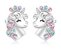 JRYXDS Pendientes Niñas Pendientes Para Mujer Plata De Ley 925,Animal Pendientes Regalos Para Mujeres Hermanas Amigos