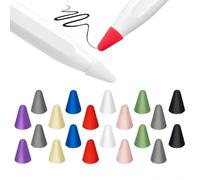 JRYXDS Puntas Apple Pencil 30 Pcs Puntas De Lápiz Silicona Puntas De Recambio Compatible Con Apple Pencil 1Ra Generación De Puntas De Lápiz De Apple Tapa Protectora Puntas(10 Colors)