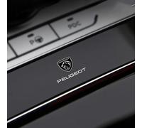 JRZCXGZX Coche Logo Emblema para Peugeot 207 307 107 407 507 508 408 308 206 406 1008 5008 3008 Insignia Automóvil Señales Letra Calcomanía Pegatinas con Logotipo de Coche Accesorios Exteriores,4PC