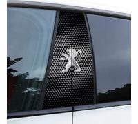 JRZCXGZX Pegatinas Creativas para la Columna Central del Coche para Peugeot 206 3008 208 308 307 2008 5008 protección contra arañazos Pegatinas Decorativas para Coche