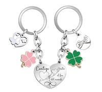 JRZDFXS Llaveros Pareja,Llaveros Para Parejas Personalizados,Llavero Para Parejas,Pieza De Puzzle Pareja Llaveros,Llavero Pareja Amor,Llavero Coche,Placa Grabado Llaveros, CumpleañOs San Valentin (7)