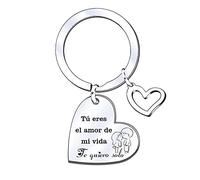 JRZDFXS Regalo pareja Llavero de Parejas y Novios originales llavero de pareja casa llavero personalizado de pareja Regalo de San Valentín regalo aniversario para parejas (5)