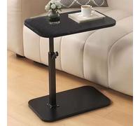 JS Ellie La Mesa pequeña se Puede Subir y Bajar, lo Que la Hace Ligera y fácil de Mover. Se Puede Colocar en el Dormitorio, la Sala de Estar y el Estudio para Leer, Tomar un café o Trabajar Black