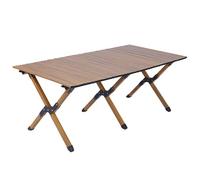 JS Ellie Mesa de Camping portátil de Metal, se Puede Utilizar al Aire Libre o en casa, Mesa Plegable para Rollos de Huevo, Adecuada para reuniones de Amigos, barbacoas, picnics, Playa B 120cm