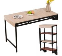 JS Ellie Mesa Plegable montada en la Pared, se Puede Transformar en un Estante de Pared y se Puede Utilizar como Mesa de Comedor, Soporte para Plantas o Escritorio B