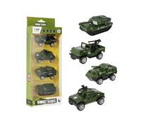 (JS) Modelo de vehículo militar Jeeped de la Segunda Guerra Mundial, tanque, Panzer, avión, camión,