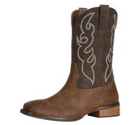 J's.o.l.e Botas vaqueras vaqueras para hombre, duraderas, cómodas, con punta cuadrada ancha, Brown, 40 2/3 EU