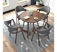 JS Space Mesa Redonda De Comedor, Pequeñas Mesas De Sala De Conferencias,Juego De Mesa Y Silla De Centro A10