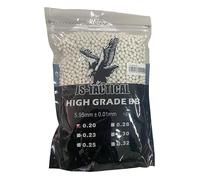 JS-Tactical Bolsa 1kg Bolas 0.20g 6mm | Bolsa de 1kg para Pistolas/Rifles Airsoft. Peso por Bola 0,20g