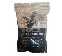 JS-Tactical Bolsa 1kg Bolas 0.23g 6mm | Bolsa de 1kg para Pistolas/Rifles Airsoft. Peso por Bola 0,23g