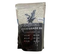 JS-Tactical Bolsa 1kg Bolas 0.25g 6mm | Bolsa de 1kg para Pistolas/Rifles Airsoft. Peso por Bola 0,25g