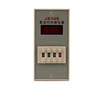 JS14S Relé de tiempo digital AC 220 V 380 V con zócalo ajustable industrial