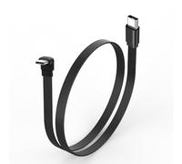 JSADZKJ Cable de datos plano USB-C CarPlay conector OTG macho a macho de 90 grados,cable para coche Android tipo C ultraflexible,diseñado específicamente para vehículos,1.64Ft (ángulo ascendente)