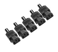 JSADZKJ IEC C13 Conector de Enchufe de alimentación C13 Enchufe Hembra extraíble Adaptador de Corriente de 3 Pines Conector de Enchufe 250V 10A AC Adaptador de extensión (5 PCS)