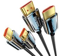 JSAUX 2 Piezas Cable HDMI 10K 8K de 5 Metros, Cable HDMI 2.1 de Alta Velocidad 48 Gbps, (10K@60Hz, 8K@120Hz, 4K@240Hz) HDMI eARC HDR10 HDCP 2.2 y 2.3 3D, para PS5/Xbox/TV/Reproductor Blu ray/Monitor