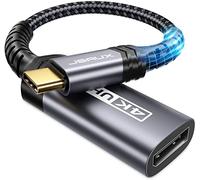 JSAUX Adaptador USB C a DisplayPort 4K, Adaptador de USB C a DisplayPort | Compatible con iPhone Duo serie iPhone 18 17 16 , MacBook Pro 2019 2018, Surface Book, Dell XPS, Samsung Galaxy S24 S23 S22