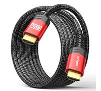 JSAUX Cable HDMI 2.1 2 metros， 48 Gbps 8K@60Hz,4K@120Hz, UHD HDR 10+, eARC, Dolby Vision, 3D, VRR, Compatible con PS5, PS4 Pro, 8 K Gaming, TV