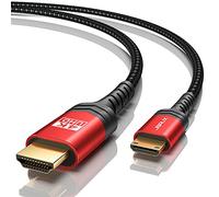 JSAUX Cable Mini HDMI a HDMI 2M, Mini HDMI to HDMI 4K@60Hz 2K@120Hz Cable