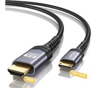 JSAUX Cable Mini HDMI a HDMI 3M, Mini HDMI to HDMI 4K@60Hz 2K@120Hz