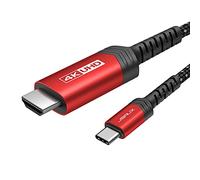 JSAUX Cable USB C a HDMI 1M, 4K@60Hz USB C to HDMI, Thunderbolt 3/4 Cable | Cable Tipo C a HDMI 2.0, Compatible con iPhone 17/16 Pro Max, MacBook Air/Pro, iPad Pro, Surface Pro, Galaxy S26/S25, Dell