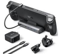 JSAUX Dock 6 en 1 4K 120 Hz con Cargador 65 W, para Steam Deck/ROG Ally