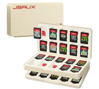 JSAUX Estuche para Cartuchos Switch 2/OLED/Lite, 40 Ranuras, Blanco