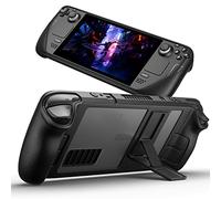 JSAUX Funda Kickstand para Steam Deck, Soporte de Ángulo Ajustable, Protectora Compatible con Steam Deck de Valve, Diseño Antichoque, Antideslizante y Antiarañazos