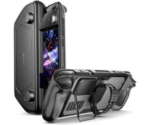JSAUX ModCase Compatible con Steam Deck, PC0104 Estuche Modular para Valve Steam Deck Incluyen Funda Protectora, Cubierta Frontal, Soporte Metálico y Correa - Set Básico