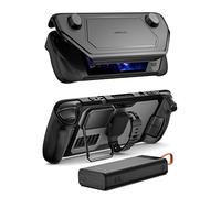 JSAUX ModCase Compatible con Steam Deck/Steam Deck OLED, PC0104 Funda Modular Incluye Power Bank de 20000mAh, Cubierta Protectora, Cubierta Frontal, Soporte de Metal y Correa - Set de Power Bank