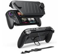 JSAUX ModCase para ROG Xbox Ally/Ally X, Funda Protectora con Soporte | Cubierta frontal extraíble, ranuras Micro SD, correa de sujeción y agarre antideslizante