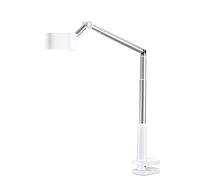 JSAUX Soporte para teléfono para cama y escritorio, clip universal ajustable para teléfono para marco de cama de escritorio compatible con iPhone 14 Pro Max Plus Mini iPhone 13 12 11 X Samsung -Blanco
