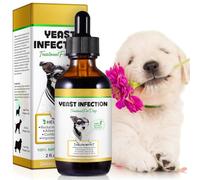 JSBNQRMZ Suplemento Líquido para Infecciones por Levaduras en Perros 60ml - Fórmula Natural con Vinagre de Manzana y Equinácea - Alivia Picor y Refuerza Inmunidad - Sabor Jamón