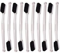 Jscarlife 10pcs Horse Hair Bristle Detail Brush Deep Clean Gap Cleaning Brush Car Interior Brush Car Detailing Kit with Comfort Grip Easy to Clean Corner