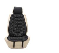 JSCARLIFE Funda de asiento universal de madera natural con cuentas de masaje para coche, camión, cuatro estaciones y cojín transpirable para asiento de coche que hace que conducir sea más soportable