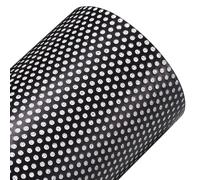 JSCARLIFE ST-F731-28 - Película de vinilo perforada unidireccional para privacidad de ventana, calcomanías de malla duradera, calcomanías de privacidad para ventana, oficina, puerta de cristal,