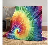 JSCWDET Manta para Sofá Extra Suave, Invierno Manta Polar Cálida Mullida Super Caliente Mantas Cama para Adulto Y Niño Sala De Estar (180×220 Cm,Patrón De Espiral)