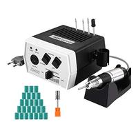 JSDA® JD400 Cortauñas eléctrico, 30.000 rpm, incluye set de limas de uñas para manicura y pedicura, uñas de gel, uñas acrílicas, aparato para eliminar callos, para uso privado y estudio
