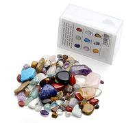 JSDDE Variedad mineral cristales caídos piedra reiki energía curación cristal meteorito piedras preciosas para chakra equilibrio meditación cristal terapia colección