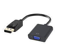Jsdoin Adaptador DisplayPort a VGA, 1080P Chapado en Oro DP a VGA (Macho a Hembra) Compatible con Lenovo, DELL, HP, ASUS