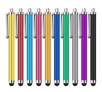 Jsdoin Bolígrafo [10 Unidades] Bolígrafos universales capacitivos para Pantalla táctil iPad, tabletas, iPad Mini, Pro, Air con Escritura y Dibujo de
